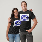 Scotland Wavy Flag T-Shirt (Unisex)
