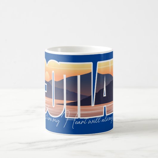 SCOTLAND _ Wo mein Herz immer sein wird! Kaffeetasse (Mittel)