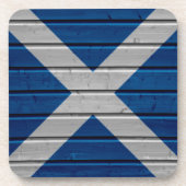 Scotland Wooden Pank Textur Untersetzer (Vorderseite)
