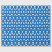 Scotland Wrapping Paper, Scottish Flag patriotic Geschenkpapier (Flach)