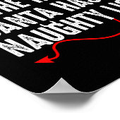 Scots Are The Reason Santa Has A Naughty List  Poster (Ecke)