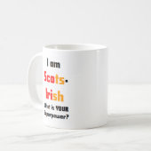 scots-irish kaffeetasse (Vorderseite Links)