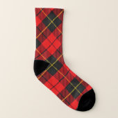 Scots Style Clan Wallace Tartan Plaid Socken (Links - Innen)