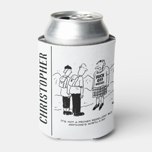 Scotsman hat eine neuartige Methode, Mücken zu rep Dosenkühler (Kanne Vorderseite)