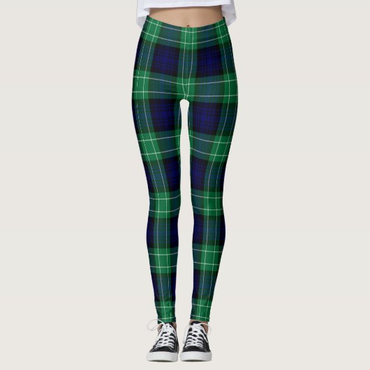 Scotstee Clan Abercrombie Tartan Leggings (Vorderseite)
