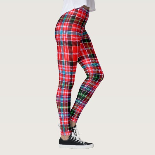Scotstee Clan Aberdeen Tartan Frauen Leggings (Rechts)