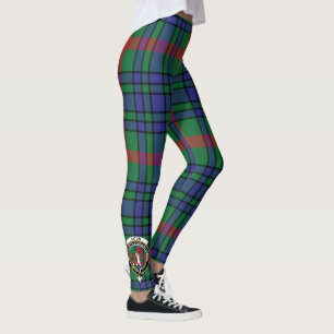 Scotstee Clan Aiton Crest Tartan Damenleggings Leggings