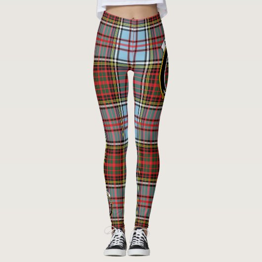 Scotstee Clan Anderson Ancient Wappen Tartan Women Leggings (Vorderseite)