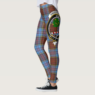 Scotstee Clan Anderson Modern Wappen Tartan Women Leggings