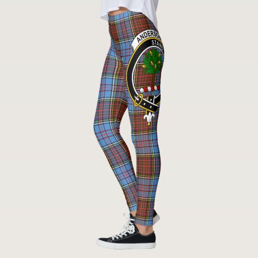 Scotstee Clan Anderson Modern Wappen Tartan Women Leggings (Links)