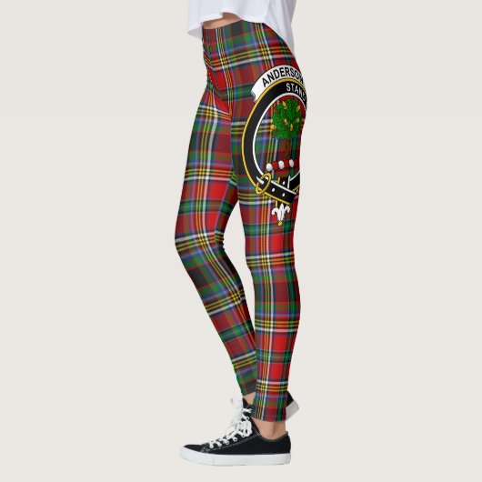 Scotstee Clan Anderson von Arbrake Wappen Tartan Leggings (Links)