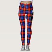 Scotstee Clan Anstruther Wappen Tartan Women Leggings (Vorderseite)
