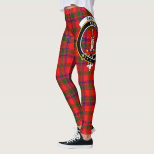 Scotstee Clan Bain Crest Tartan Damen Leggings
