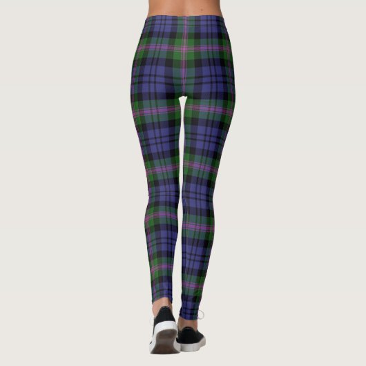 Scotstee Clan Baird Tartan Frauen Leggings (Rückseite)