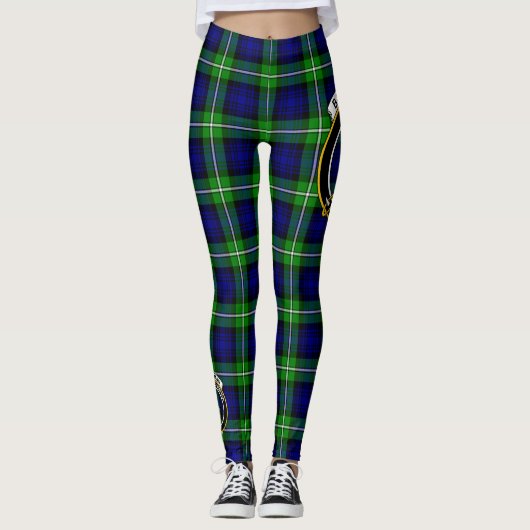 Scotstee Clan Bannerman Wappen Tartan Women Leggin Leggings (Vorderseite)