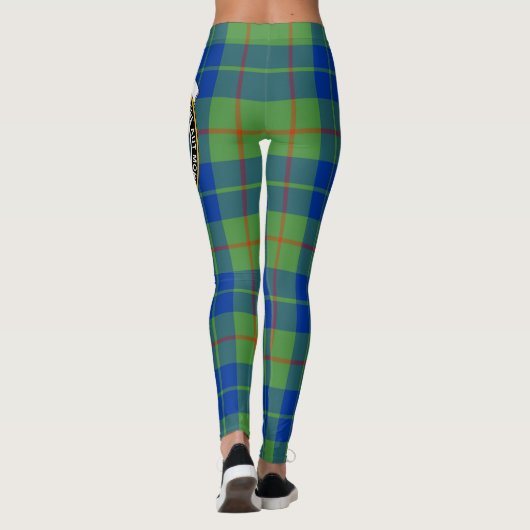Scotstee Clan Barclay Junting Ancient Wappen Tarta Leggings (Rückseite)