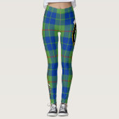Scotstee Clan Barclay Junting Ancient Wappen Tarta Leggings (Vorderseite)