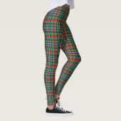 Scotstee Clan Bisset Pattern Tartan Frauen Legging Leggings (Rechts)