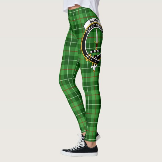 Scotstee Clan Blane Wappen Tartan Women Leggings (Links)