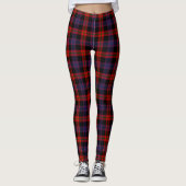 Scotstee Clan Broun Tartan Frauen Leggings (Vorderseite)