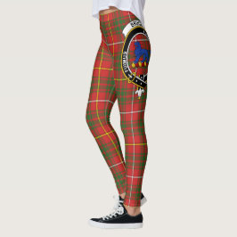 Scotstee Clan Bruce Wappen Tartan Women Leggings