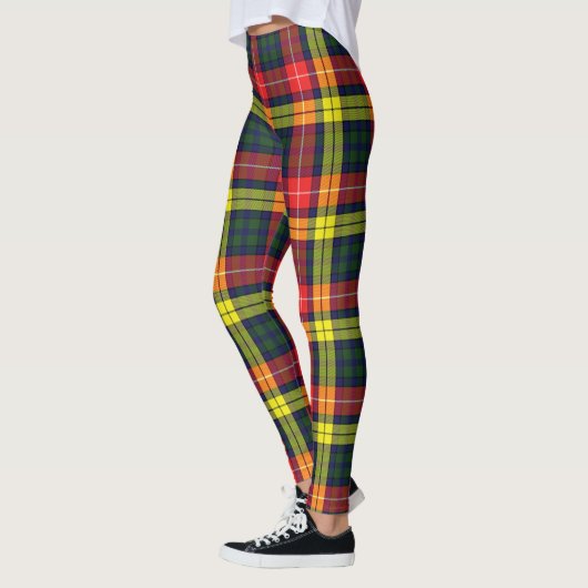 Scotstee Clan Buchanan Modern Tartan Women Legging Leggings (Links)