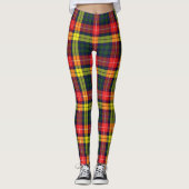 Scotstee Clan Buchanan Modern Tartan Women Legging Leggings (Vorderseite)