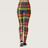 Scotstee Clan Buchanan Modern Wappen Tartan Women Leggings (Rückseite)