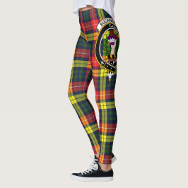 Scotstee Clan Buchanan Modern Wappen Tartan Women Leggings