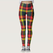 Scotstee Clan Buchanan Modern Wappen Tartan Women Leggings (Vorderseite)