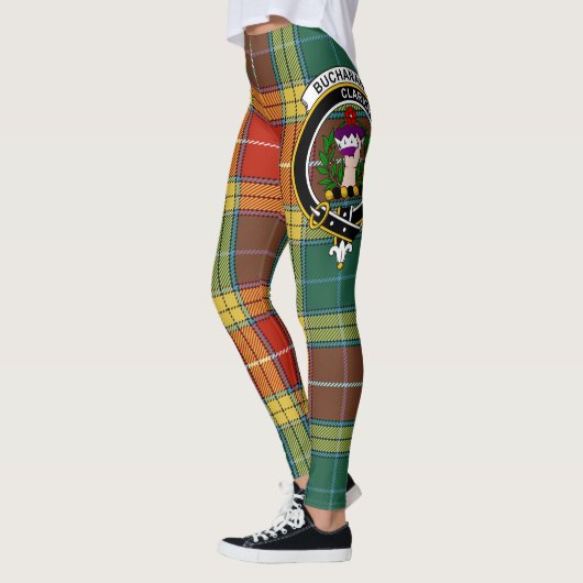 Scotstee Clan Buchanan Old Sett Wappen Tartan Wome Leggings (Links)