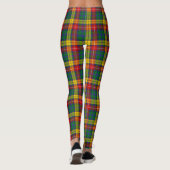 Scotstee Clan Buchanan Tartan Frauen Leggings (Rückseite)