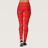 Scotstee Clan Burnett Modern Tartan Frauen Legging Leggings (Rückseite)