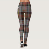 Scotstee Clan Cameron von Erracht gewittertem Wapp Leggings (Rückseite)