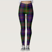 Scotstee Clan Cameron von Erracht Modern Tartan Wo Leggings (Vorderseite)