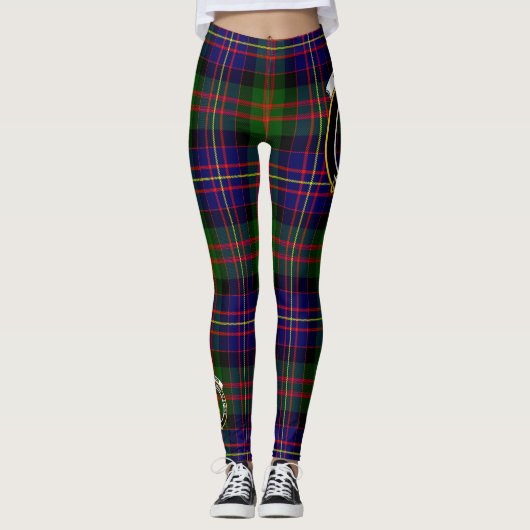 Scotstee Clan Cameron von Erracht Modernem Wappen Leggings (Vorderseite)