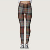 Scotstee Clan Cameron von Erracht Weathered Tartan Leggings (Vorderseite)