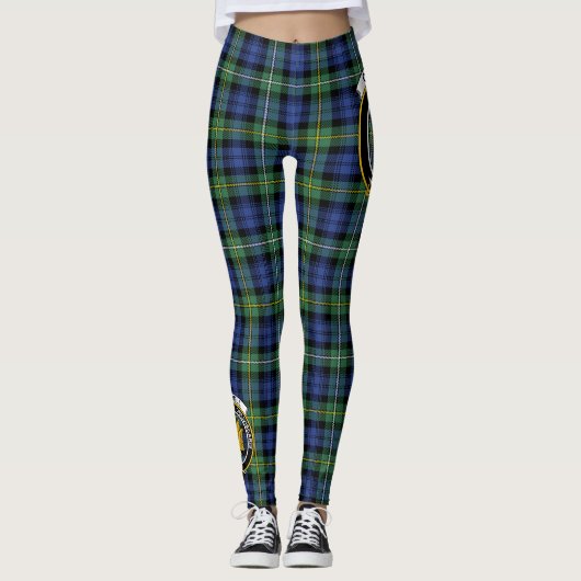 Scotstee Clan Campbell Argyll Ancient Wappen Tarta Leggings (Vorderseite)