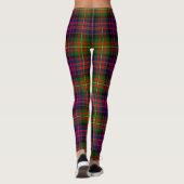 Scotstee Clan Carnegie Modern Tartan Women Legging Leggings (Rückseite)