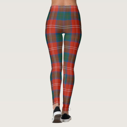 Scotstee Clan Chisholm Ancient Tartan Women Leggin Leggings (Rückseite)