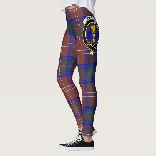 Scotstee Clan Chisholm Jagd Modernes Wappen Tartan Leggings (Links)