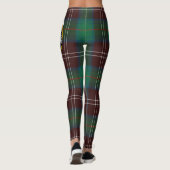 Scotstee Clan Chisholm Jagen Altes Wappen Tarta Leggings (Rückseite)