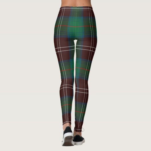 Scotstee Clan Chisholm Junting Ancient Tartan Wome Leggings (Rückseite)