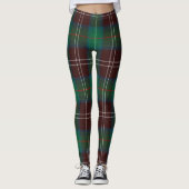 Scotstee Clan Chisholm Junting Ancient Tartan Wome Leggings (Vorderseite)