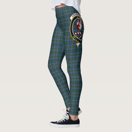 Scotstee Clan Cockburn Modern Crest Tartan Women Leggings (Links)