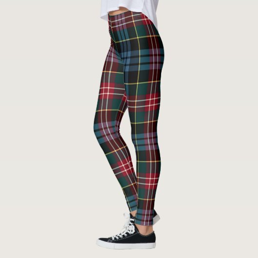 Scotstee Clan Comyn Tartan Frauen Leggings (Links)