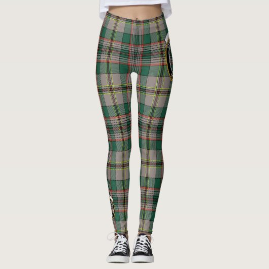 Scotstee Clan Craig Ancient Wappen Tartan Women Leggings (Vorderseite)