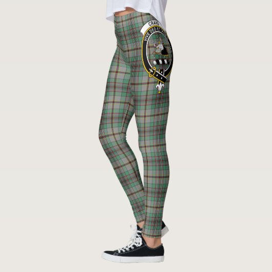 Scotstee Clan Craig Wappen Tartan Women Leggings (Links)