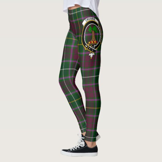 Scotstee Clan Crosbie Wappen Tartan Women Leggings (Links)