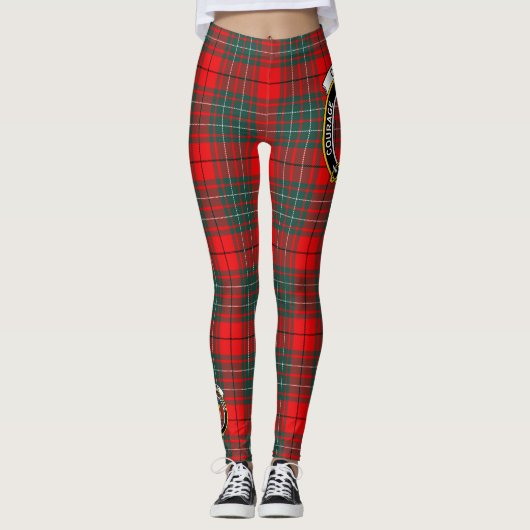 Scotstee Clan Cumming Wappen Tartan Women Leggings (Vorderseite)